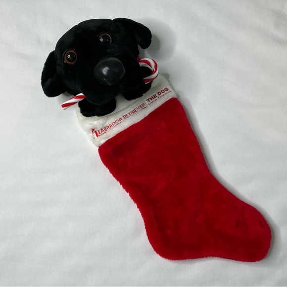 Kurt S. Adler "The Dog Artist Collection" Labrador Retriever Christmas Stocking - Picture 1 of 11